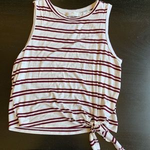 Emory park striped tank top